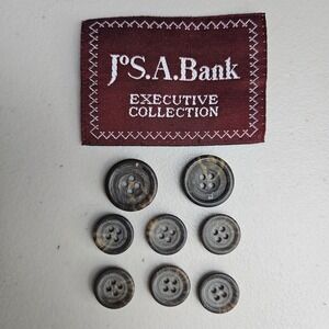 Jos‎ A Bank Executive Collection Replacement Suit Buttons Tortoiseshell 4-Hole